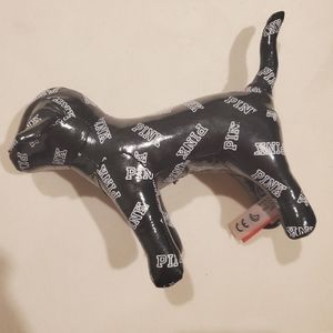 NEW Victoria's Secret PINK Black Logo Mini Dog Vin